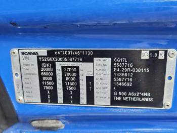 G500 A 6x2*4 / LIFTSTEERING AXLE / HYDRAULIC